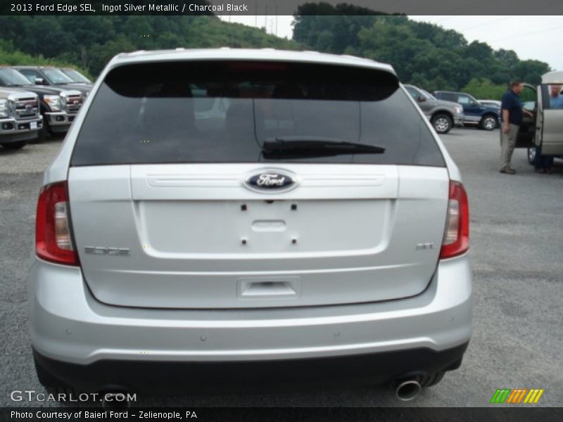 Ingot Silver Metallic / Charcoal Black 2013 Ford Edge SEL