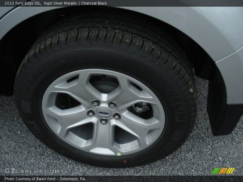 Ingot Silver Metallic / Charcoal Black 2013 Ford Edge SEL