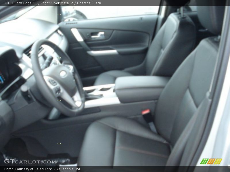Ingot Silver Metallic / Charcoal Black 2013 Ford Edge SEL