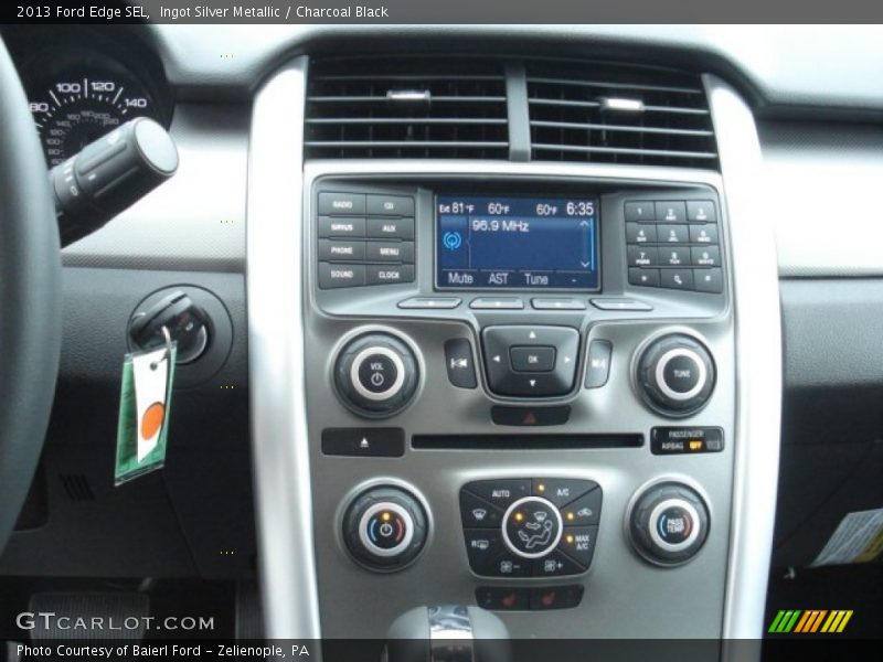 Ingot Silver Metallic / Charcoal Black 2013 Ford Edge SEL