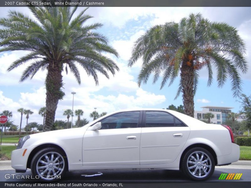 White Diamond / Cashmere 2007 Cadillac CTS Sedan