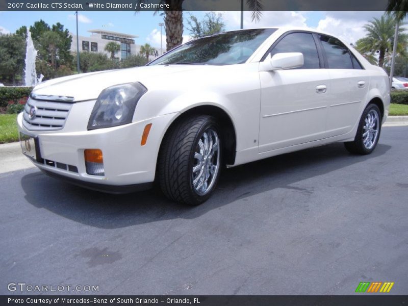 White Diamond / Cashmere 2007 Cadillac CTS Sedan