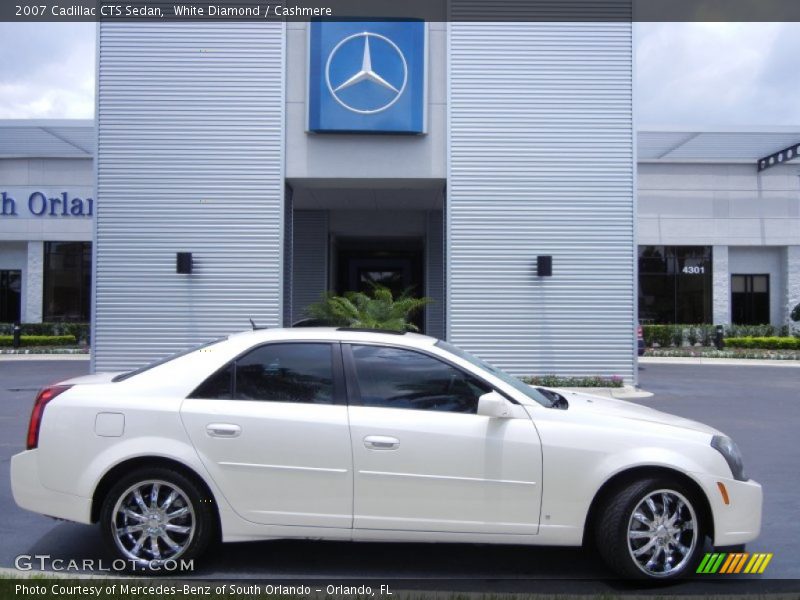 White Diamond / Cashmere 2007 Cadillac CTS Sedan