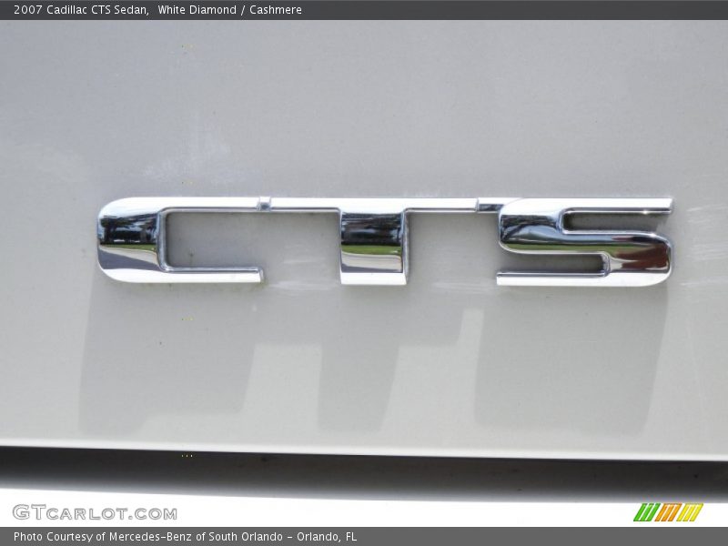 White Diamond / Cashmere 2007 Cadillac CTS Sedan