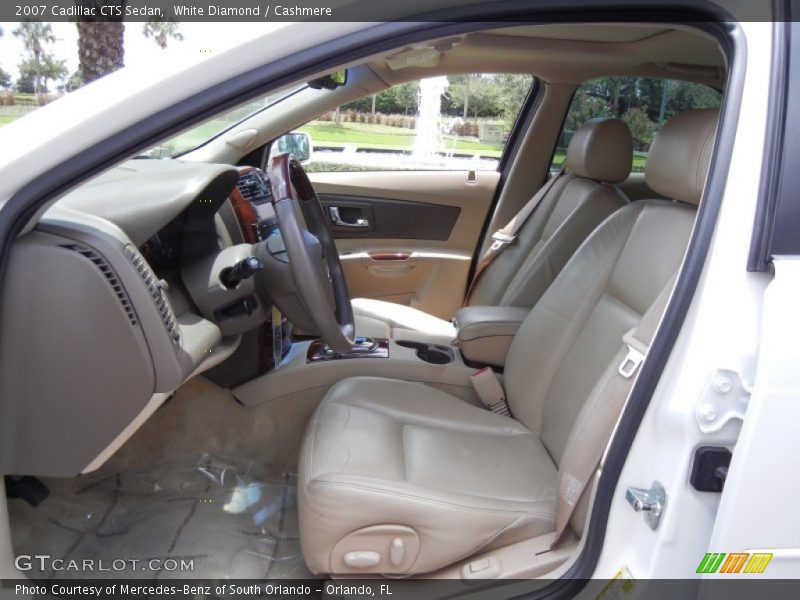 White Diamond / Cashmere 2007 Cadillac CTS Sedan