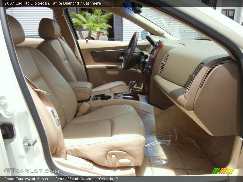 White Diamond / Cashmere 2007 Cadillac CTS Sedan