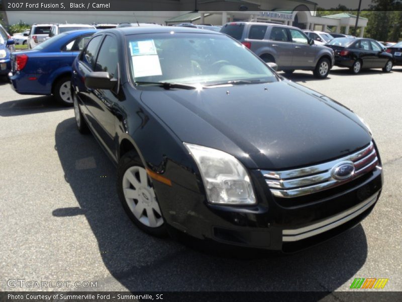 Black / Camel 2007 Ford Fusion S