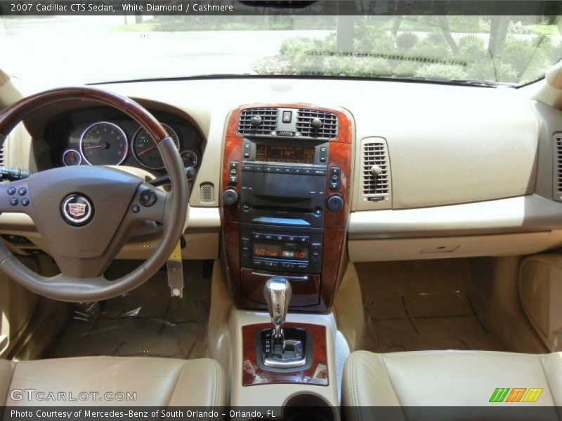 White Diamond / Cashmere 2007 Cadillac CTS Sedan