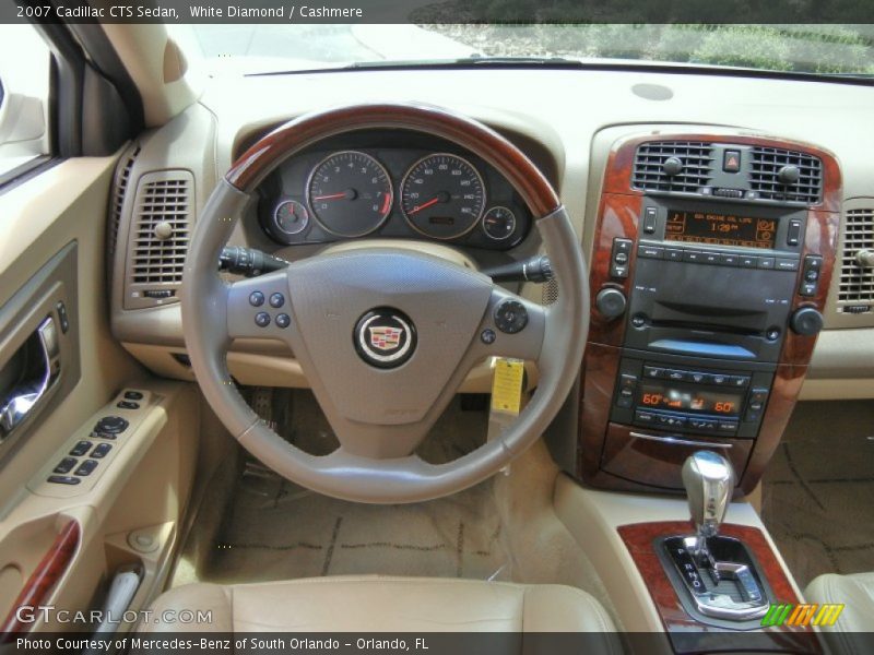 White Diamond / Cashmere 2007 Cadillac CTS Sedan