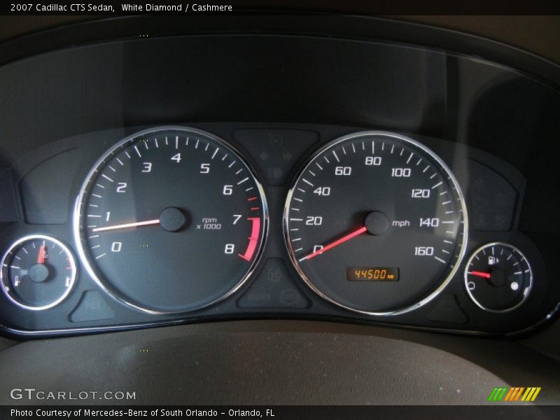 White Diamond / Cashmere 2007 Cadillac CTS Sedan