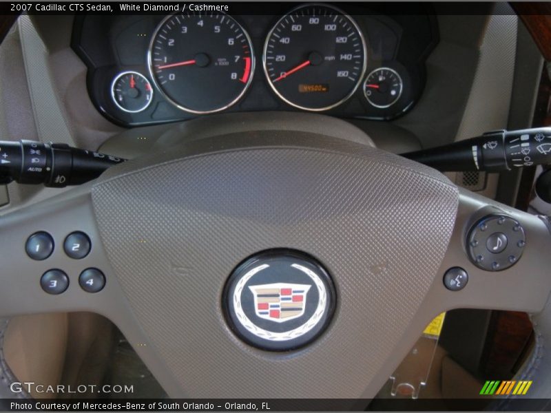 White Diamond / Cashmere 2007 Cadillac CTS Sedan