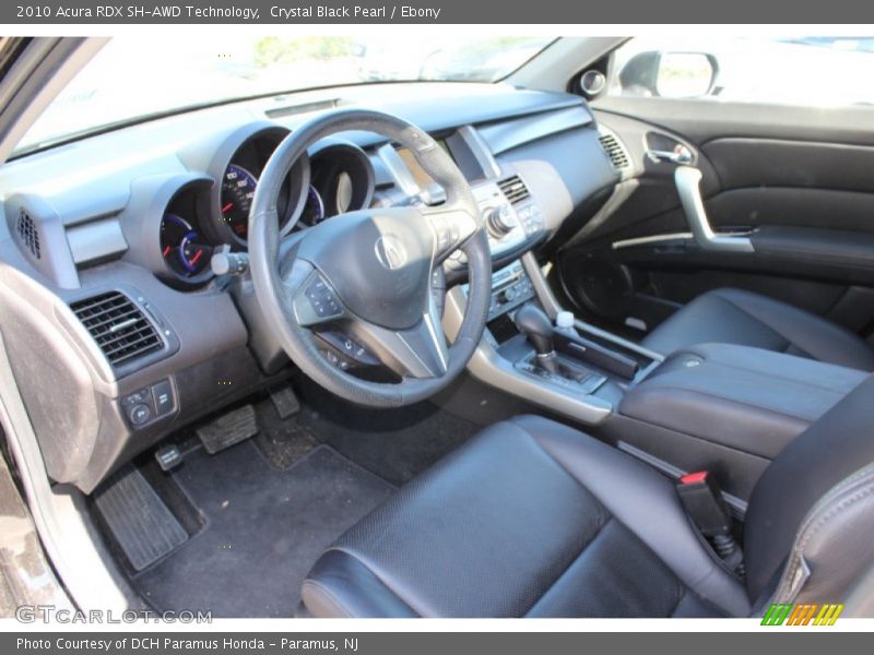 Crystal Black Pearl / Ebony 2010 Acura RDX SH-AWD Technology