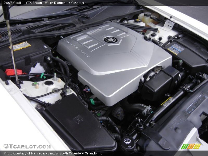 White Diamond / Cashmere 2007 Cadillac CTS Sedan
