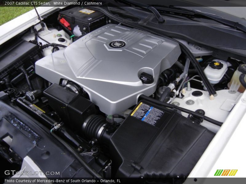White Diamond / Cashmere 2007 Cadillac CTS Sedan