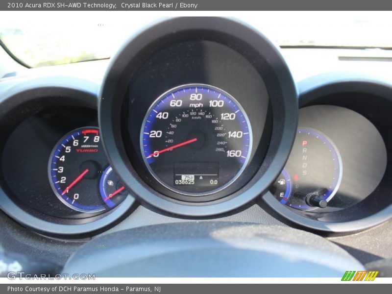 Crystal Black Pearl / Ebony 2010 Acura RDX SH-AWD Technology
