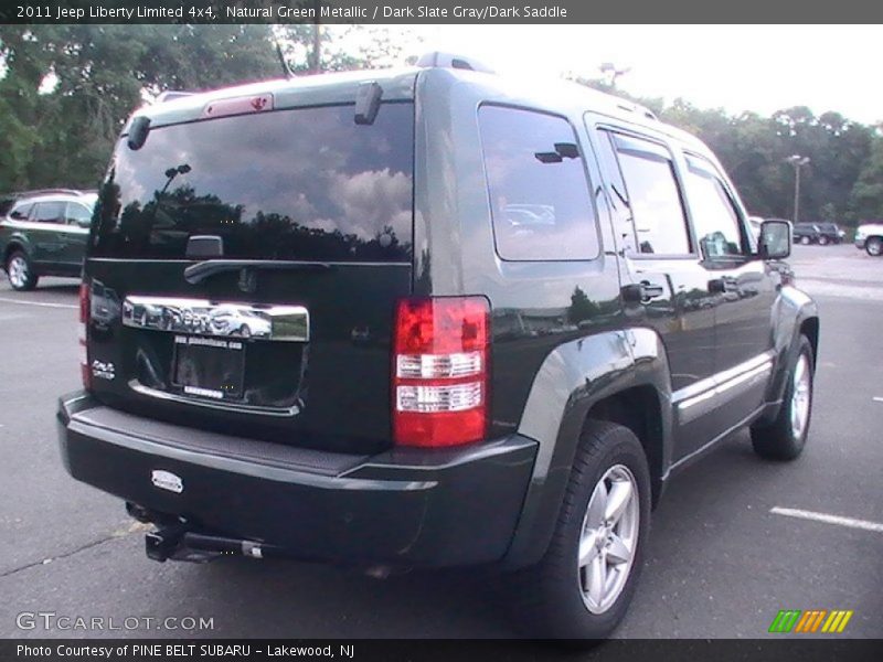 Natural Green Metallic / Dark Slate Gray/Dark Saddle 2011 Jeep Liberty Limited 4x4