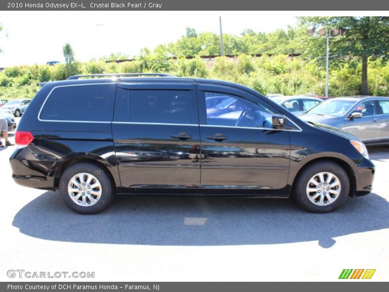 Crystal Black Pearl / Gray 2010 Honda Odyssey EX-L