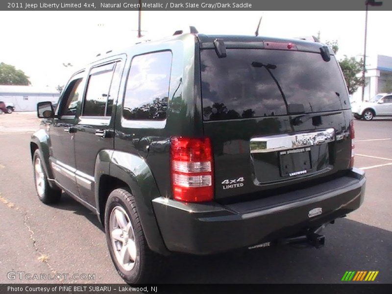 Natural Green Metallic / Dark Slate Gray/Dark Saddle 2011 Jeep Liberty Limited 4x4