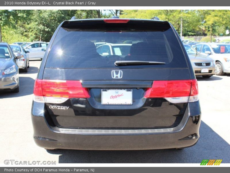 Crystal Black Pearl / Gray 2010 Honda Odyssey EX-L