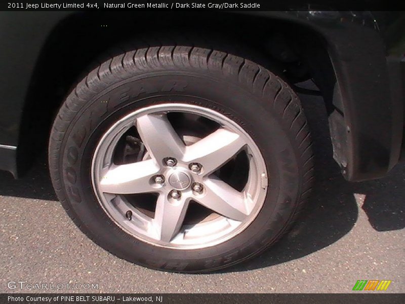 Natural Green Metallic / Dark Slate Gray/Dark Saddle 2011 Jeep Liberty Limited 4x4