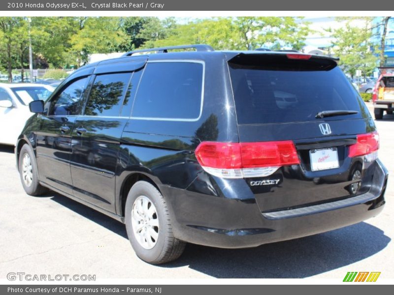 Crystal Black Pearl / Gray 2010 Honda Odyssey EX-L
