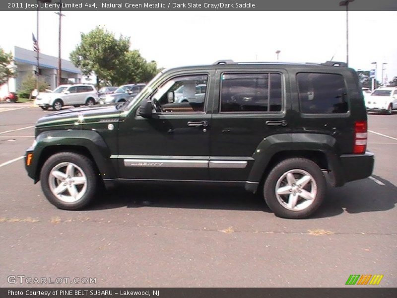 Natural Green Metallic / Dark Slate Gray/Dark Saddle 2011 Jeep Liberty Limited 4x4