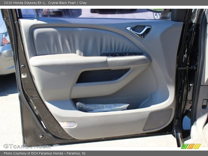 Crystal Black Pearl / Gray 2010 Honda Odyssey EX-L