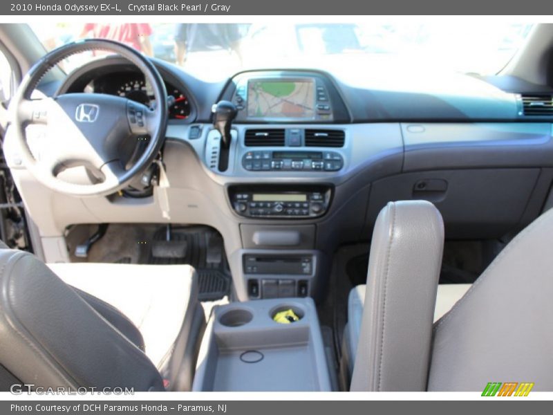 Crystal Black Pearl / Gray 2010 Honda Odyssey EX-L