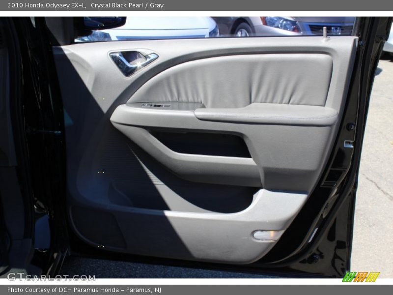 Crystal Black Pearl / Gray 2010 Honda Odyssey EX-L