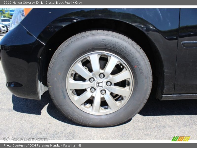 Crystal Black Pearl / Gray 2010 Honda Odyssey EX-L