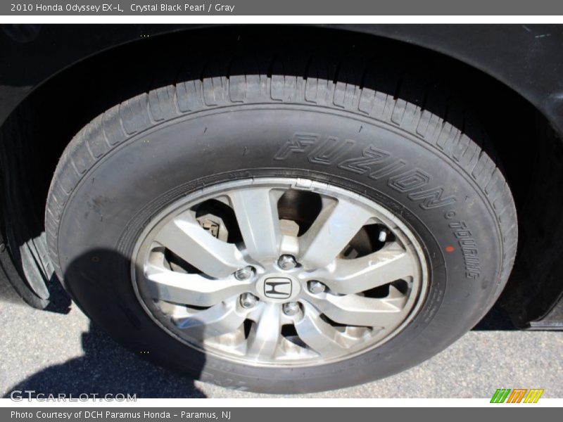 Crystal Black Pearl / Gray 2010 Honda Odyssey EX-L