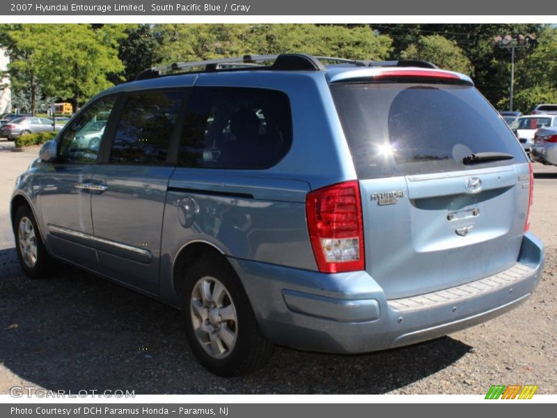 South Pacific Blue / Gray 2007 Hyundai Entourage Limited