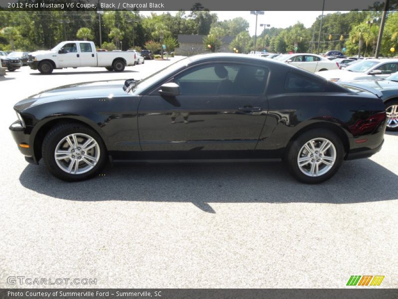 Black / Charcoal Black 2012 Ford Mustang V6 Coupe