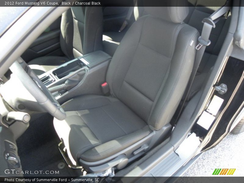 Black / Charcoal Black 2012 Ford Mustang V6 Coupe