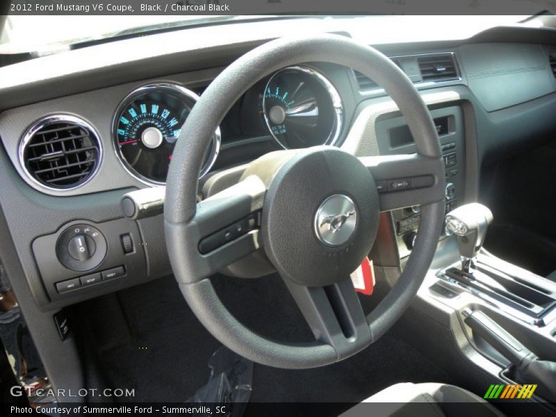 Black / Charcoal Black 2012 Ford Mustang V6 Coupe