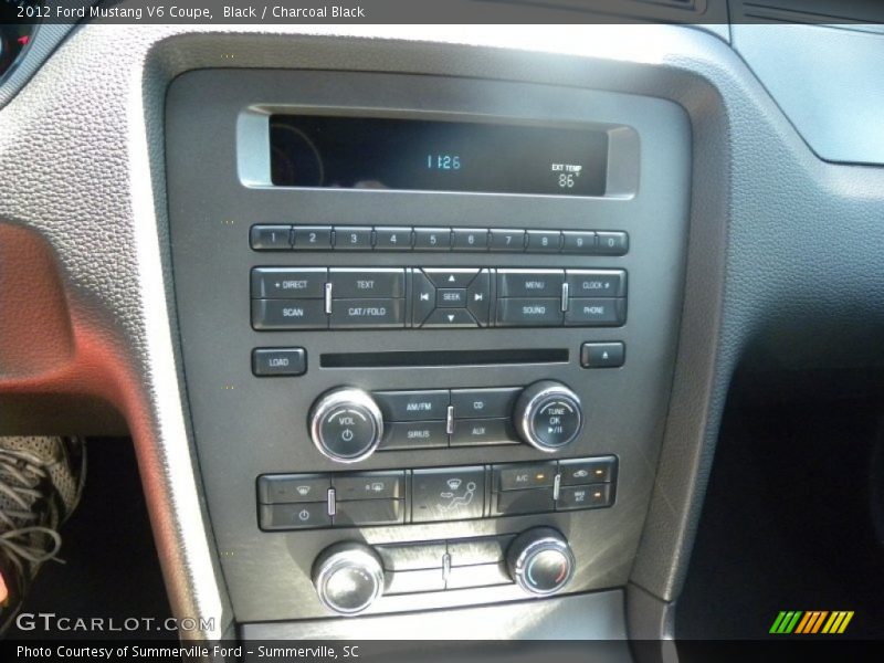 Black / Charcoal Black 2012 Ford Mustang V6 Coupe