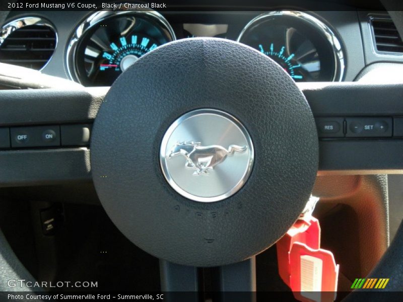 Black / Charcoal Black 2012 Ford Mustang V6 Coupe