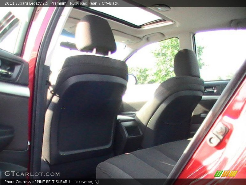 Ruby Red Pearl / Off-Black 2011 Subaru Legacy 2.5i Premium