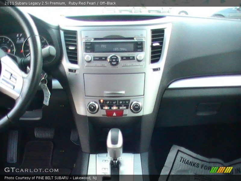 Ruby Red Pearl / Off-Black 2011 Subaru Legacy 2.5i Premium