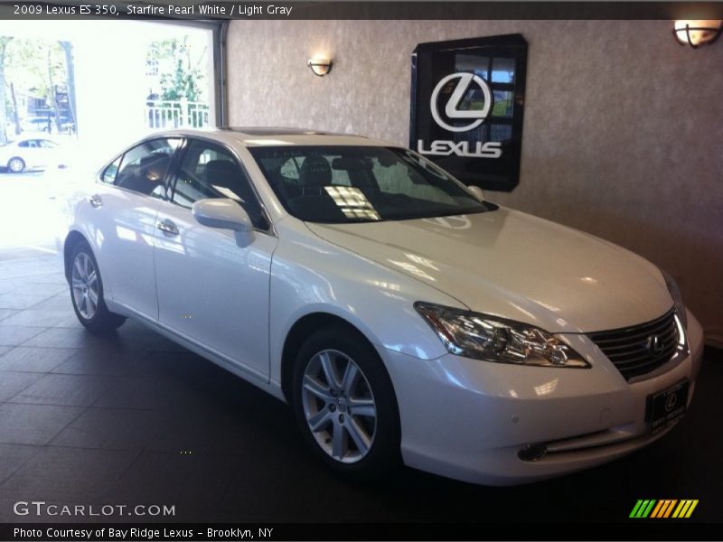 Starfire Pearl White / Light Gray 2009 Lexus ES 350