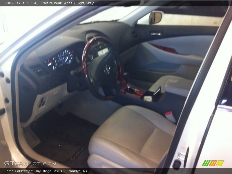 Starfire Pearl White / Light Gray 2009 Lexus ES 350