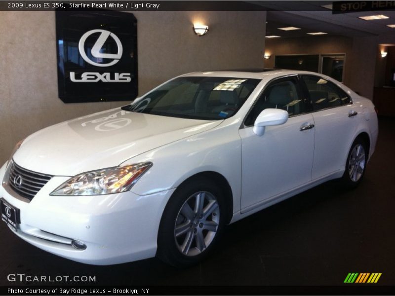 Starfire Pearl White / Light Gray 2009 Lexus ES 350