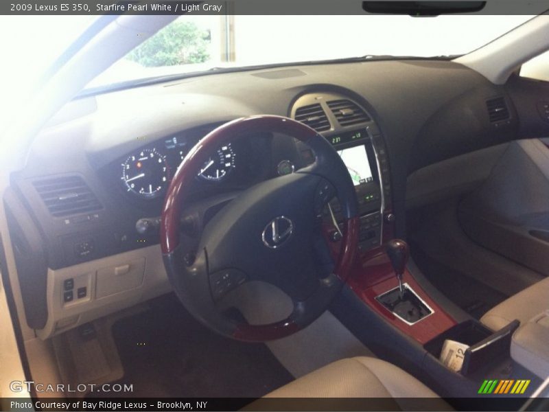 Starfire Pearl White / Light Gray 2009 Lexus ES 350