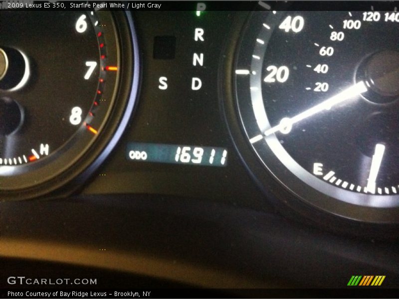 Starfire Pearl White / Light Gray 2009 Lexus ES 350