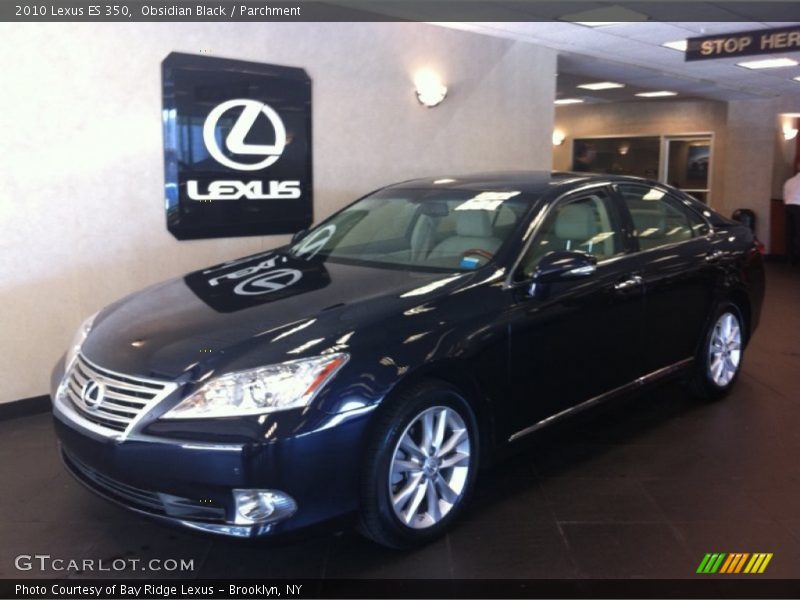 Obsidian Black / Parchment 2010 Lexus ES 350