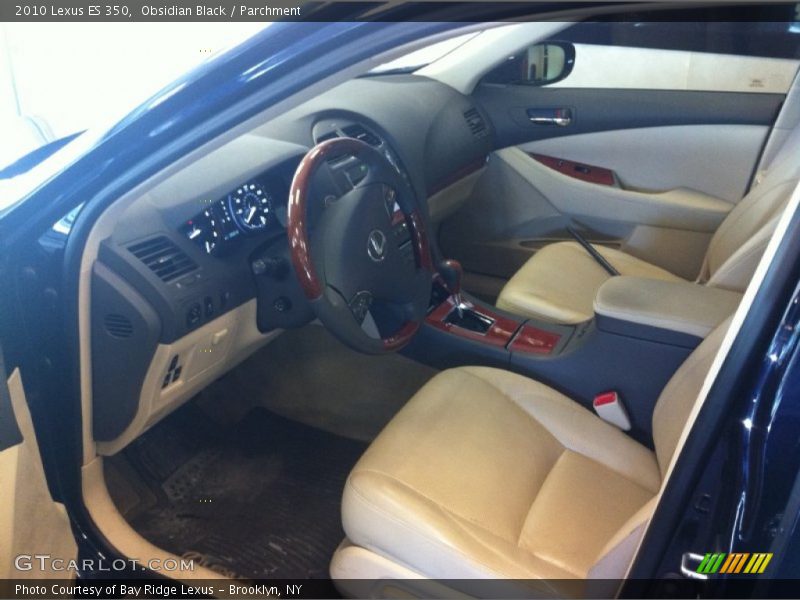 Obsidian Black / Parchment 2010 Lexus ES 350