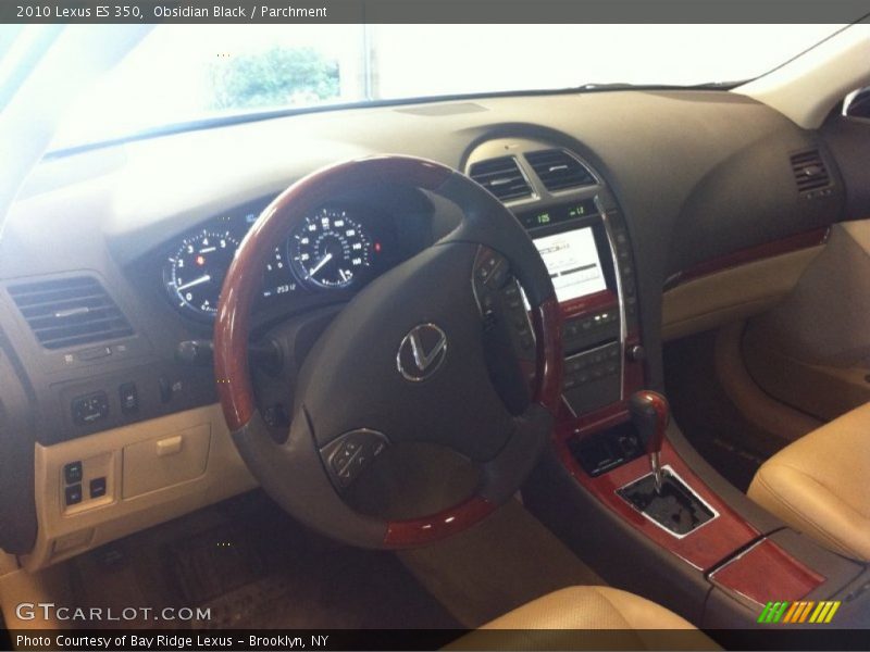 Obsidian Black / Parchment 2010 Lexus ES 350