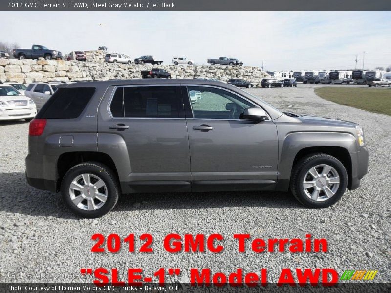 Steel Gray Metallic / Jet Black 2012 GMC Terrain SLE AWD