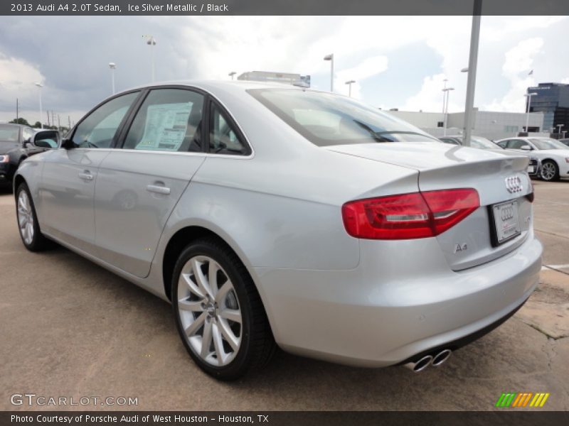 Ice Silver Metallic / Black 2013 Audi A4 2.0T Sedan