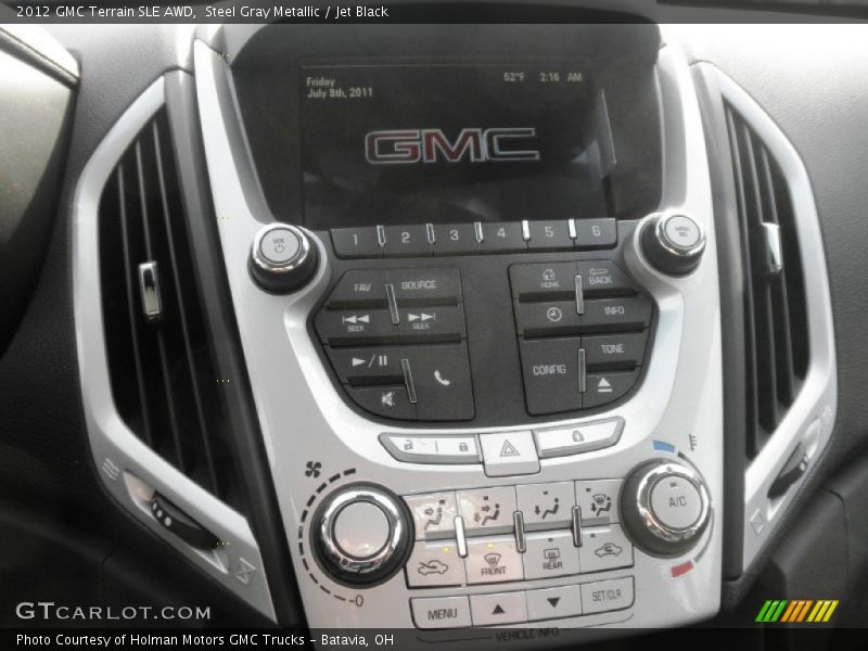 Steel Gray Metallic / Jet Black 2012 GMC Terrain SLE AWD